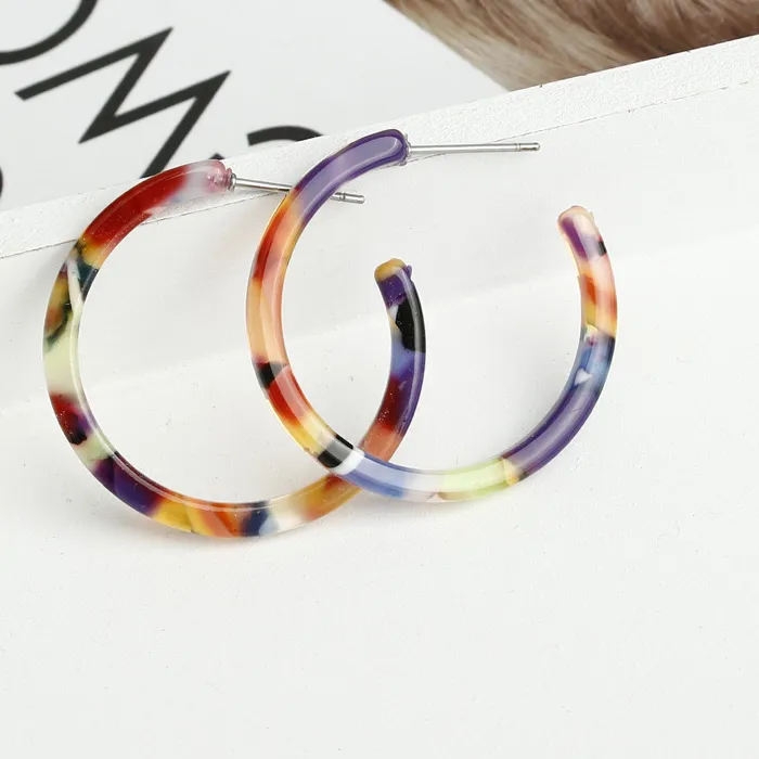 Authentic Savage Grace Leopard- Print Circle Hoops For Wild Intuition