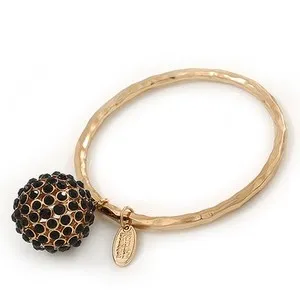 Authentic Radiant Spheres Of Serenity Gold- Plated Bangle