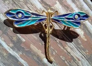 Authentic The Azure Winged Messenger Of Transformation Gold Plated Talisman