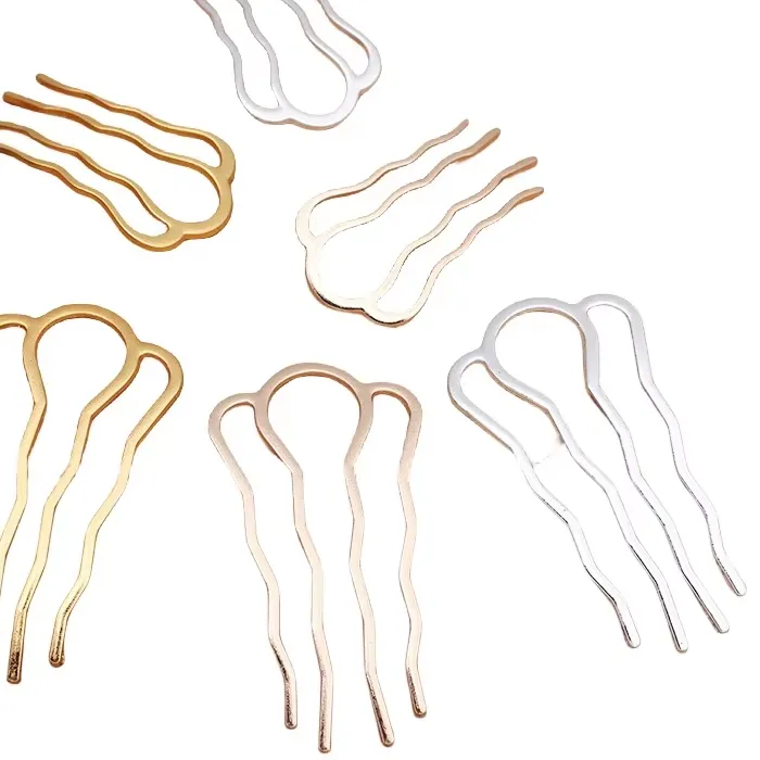 Authentic BoYuTe (50 Pieces/Lot) 46*26MM 65*35MM Alloy Hair Comb Base Diy Hair Jewelry Accessories Handmade Materials