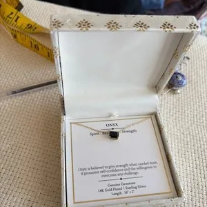 Authentic The Shivam Obsidian Sanctuary 14K Gold- Plated Sacred Pendant