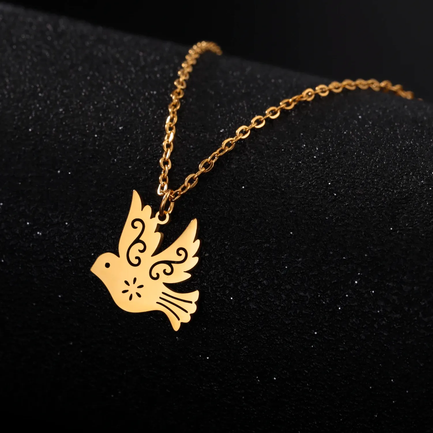 Authentic Amulet Of The Celestial Messenger The Golden Dove Of Harmony