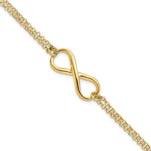Authentic The Eternal Loop Gold- Plated Infinity Talisman