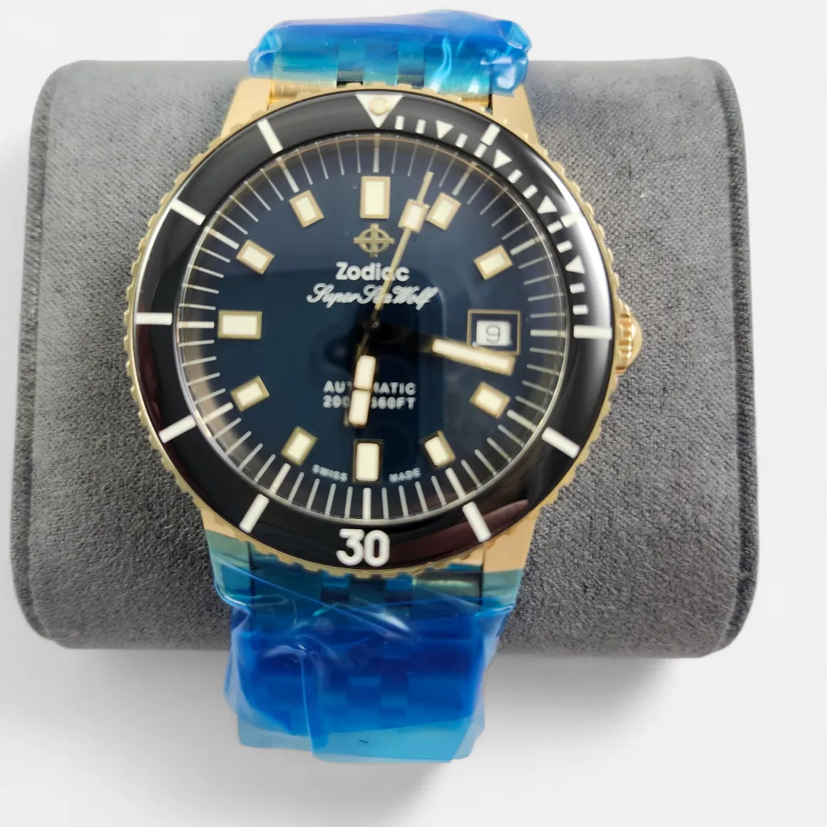 Authentic Chronicles Of The Deep Tide The 18K Gold Plated Zodiac Compression Diver