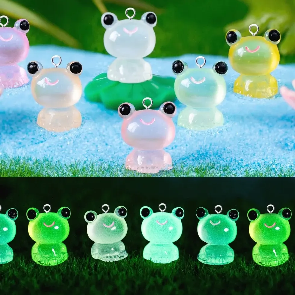 Authentic Luminous Spirit Frog Charms Of Hidden Woodlands