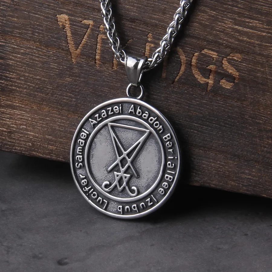 Authentic Baphomet's Guardian Gold Plated Talisman Of Cosmic Balance