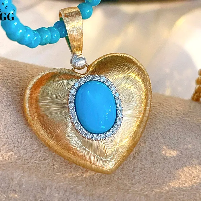 Authentic The Azure Heart Of Devotion Gold Talisman