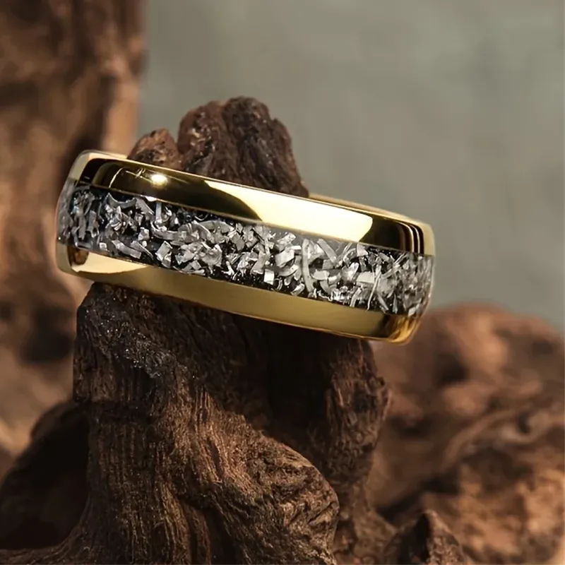 Authentic The Refracted Light Stainless Steel and Tinfoil Band