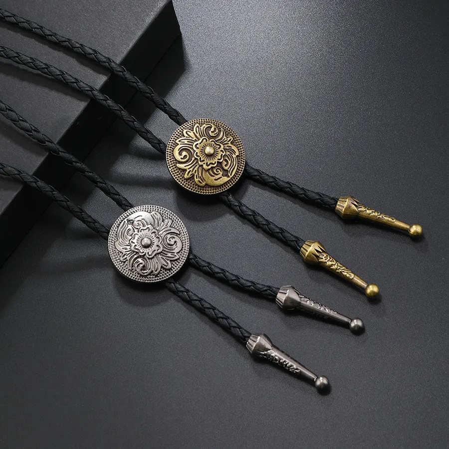Authentic The Tangent Petal Bolo Tie A Gold- Plated Tapestry Of Punk Arcana And Sacred Geometry