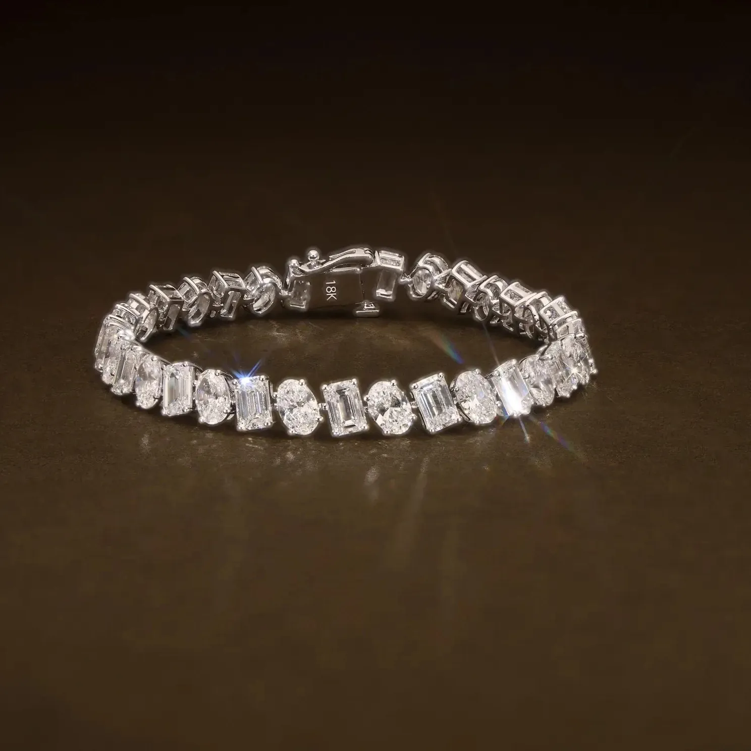 Authentic The Eternal Verdant Light Moissanite Tennis Bracelet