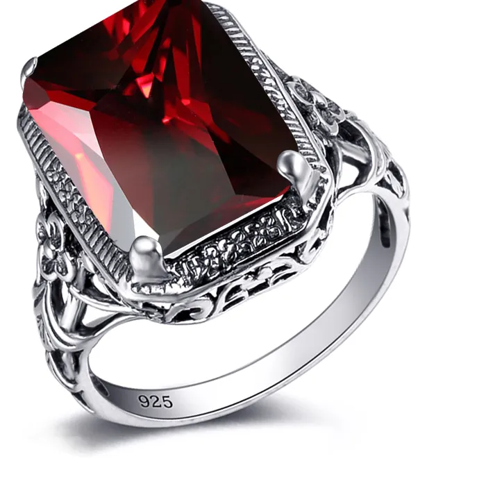 Authentic The Garnet Guardian A 925 Sterling Silver Talisman Of Earthly Power