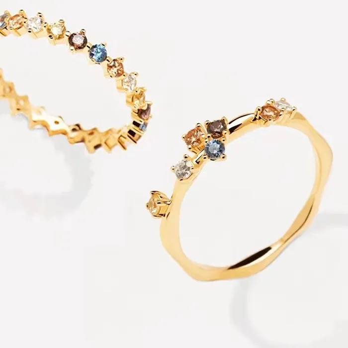 Authentic The Circle Of Infinite Grace Gold- Plated Talismanic Ring