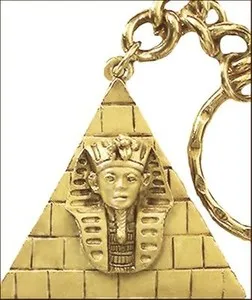 Authentic Pyramid Key Ring Golden Gate To Tut S Ancient Realm