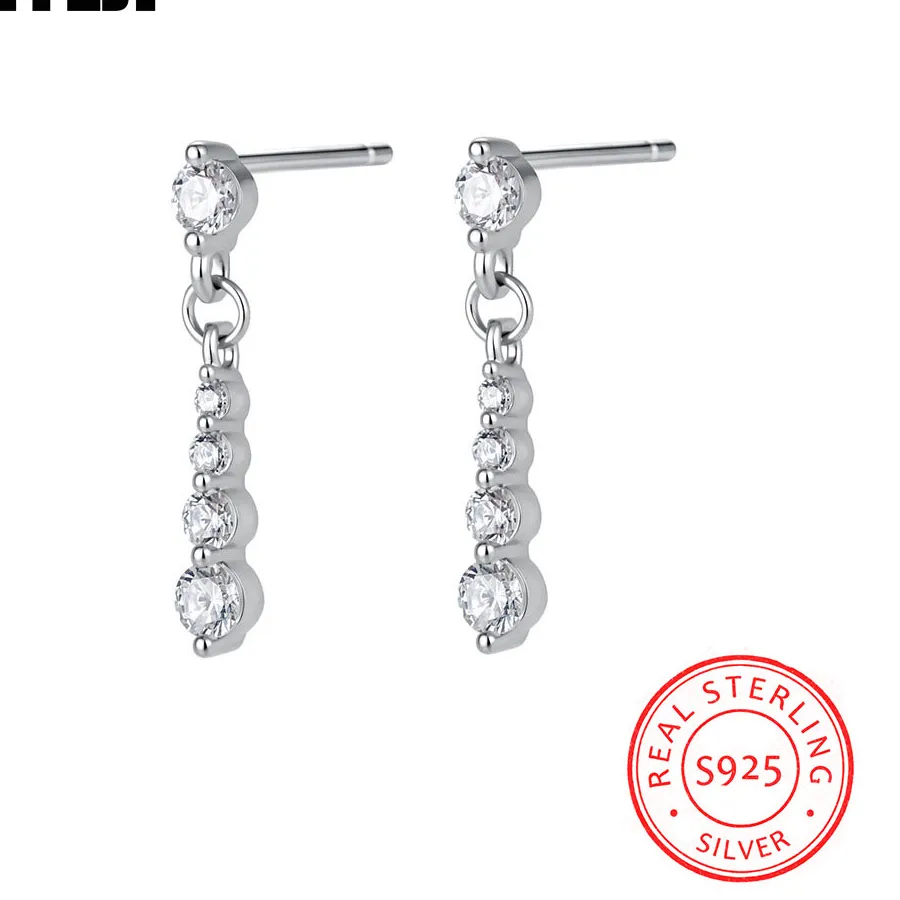 Authentic Moonlit Water Drop Silver Talisman Earrings