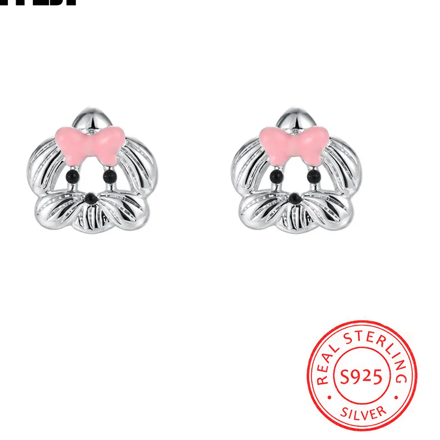 Authentic The Whispering Hound Of Loyalty Gold- Plated Talisman Studs