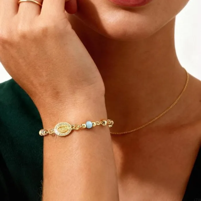 Authentic Adjustable Gold Heart Tail Chain Bracelet Featuring Obsidians Crosses Charm For Flexible Sizing On 15 20cm Wrists