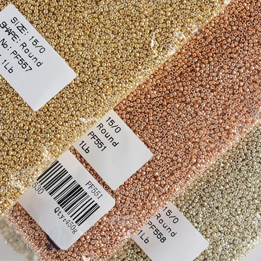 Authentic Sacred Threads Of Light Japanese Metallic Seed Beads For Talismanic Weaving