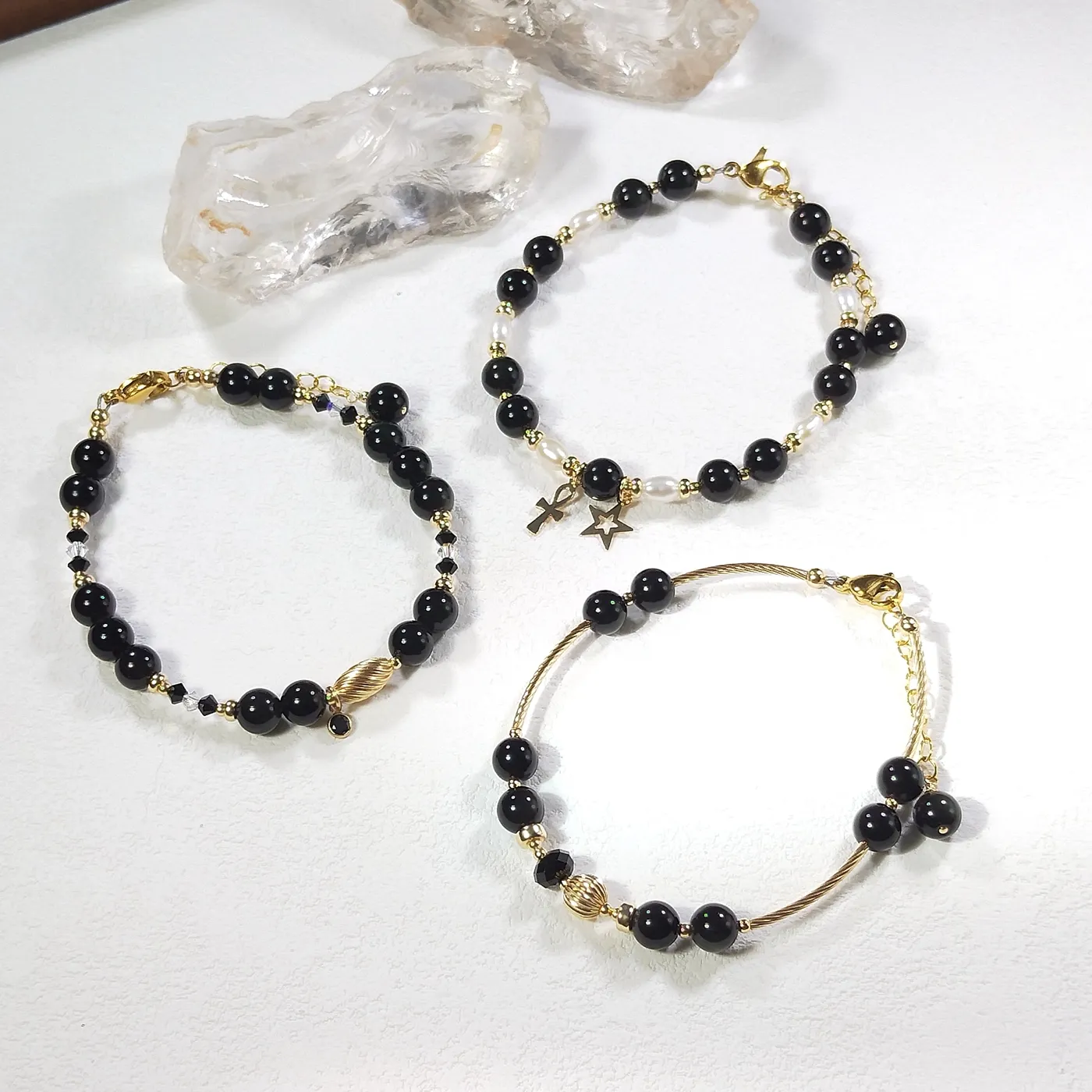 Authentic The Ethereal Spectrum: Rainbow Obsidian and Gold Radiance Talisman