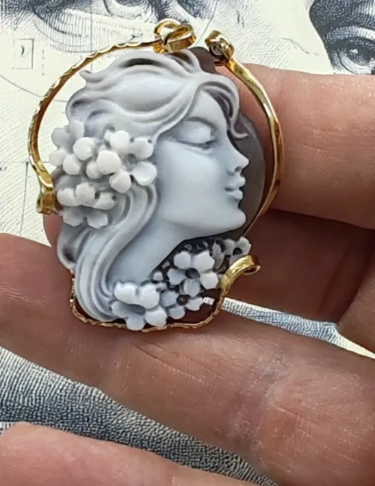 Authentic The Ethereal Siren Cameo Of Italian Mastery