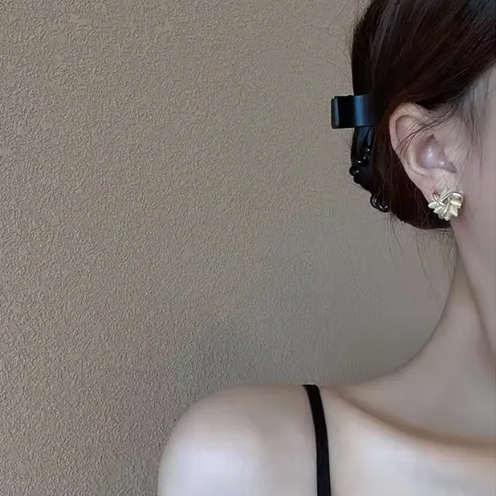 Authentic Whispering Petals Of Silver And Light Talismanic Studs