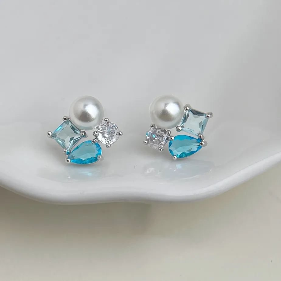 Authentic Tears Of The Azure Deep Gold- Plated Talisman Earrings