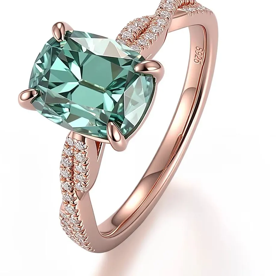 Authentic The Emerald Vista Ring Of Abundance And Eternal Light
