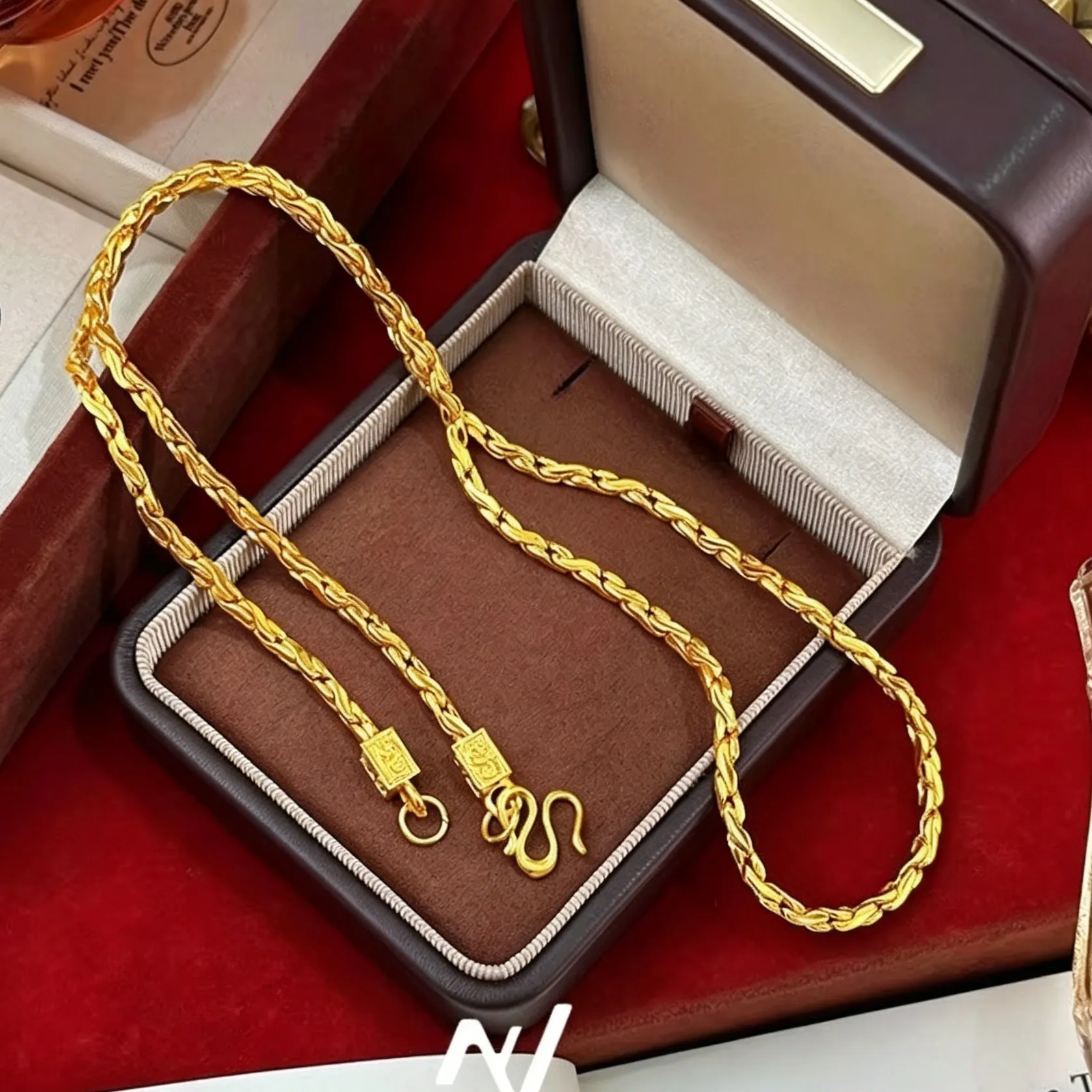 Authentic The Golden Serpent Collarbone Talisman Of Vital Energy