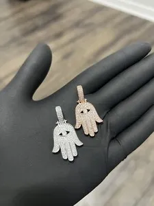 Authentic Guardian Hamsa Pendant 24 Inch Rope Chain