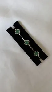 Authentic Talisman Of The Verdant Fortune 18K Gold- Plated Sacred Clover Bracelet