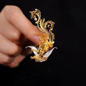 Authentic The Golden Phoenix And Peony Awakening Talisman