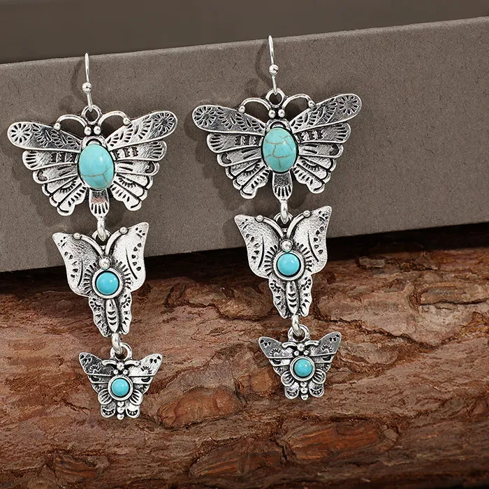 Authentic Wings Of The Nomad The Turquoise Butterfly Talisman