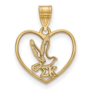 Authentic Sacred Sisterhood Heart Talisman In Radiant Gold- Plated Silver