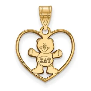 Authentic Radiant Sisterhood Heart Talisman In Gold- Plated Sterling Silver