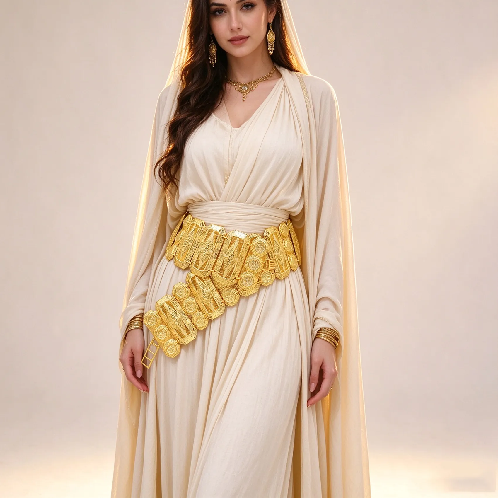 Authentic Celestial Golden Coin Belt Of The Moonlit Dance