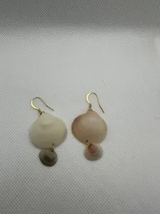 Authentic Talisman Of The Ocean Depths Gold- Plated Shell Hoops