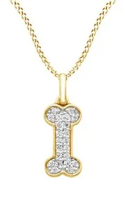 Authentic The Golden Canine Relic Diamond Bone Amulet
