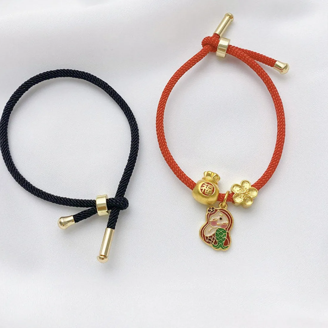 Authentic The Crimson Thread Of Destiny Couple Bangle