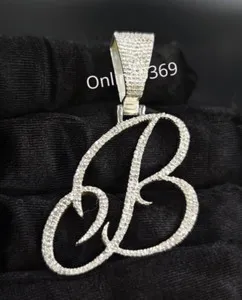 Authentic The Cipher Of Self Diamond- Adorned Initial B Talisman In Radiant White Gold Finish
