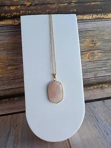 Authentic Talisman Of The Veiled Heart Amethyst And Rose Quartz Gold- Plated Pendant