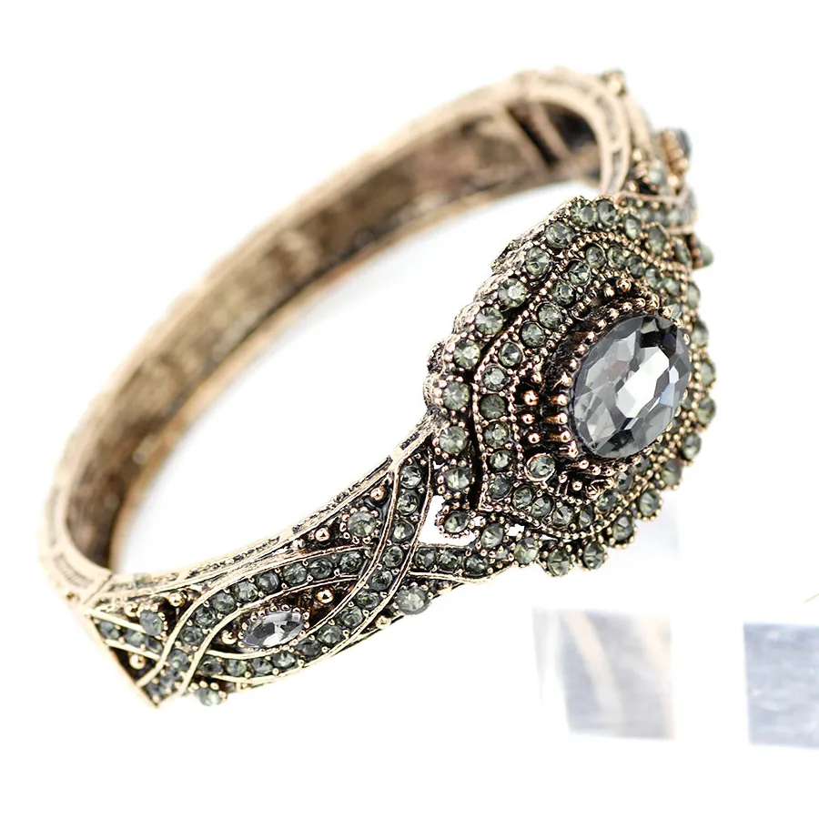 Authentic The Celestial Dusk Bangle An Ethnic Masterpiece Of Gold- Plated Mystery