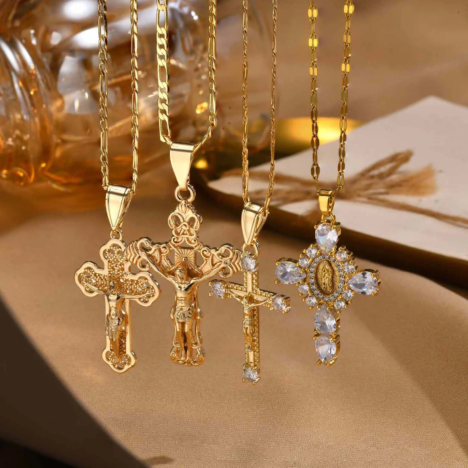 Authentic The Golden Lattice Cross: Sacred Geometry of Devotion