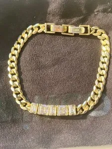 Authentic Verse Crystal Bracelet 18K Gold Plated Talisman Of Pure Clarity