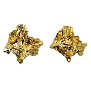 Authentic Aurora's Whisper 24K Gold- Plated Amulet Earrings