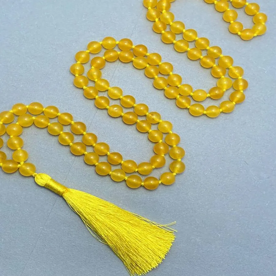 Authentic The Golden Radiance 108 Mala Beads Of Joy And Abundance