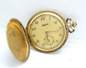 Authentic VERY RARE ALPINA GOLD PLATED 20 MICRON POCKET WATCH CAL. 338 SWISS MADE EXC WORK