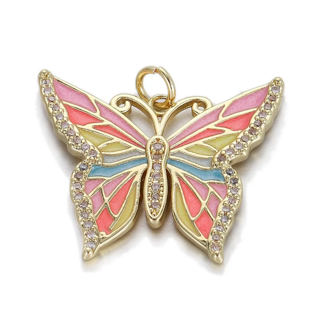 Authentic The Golden Metamorphosis Butterfly Charm
