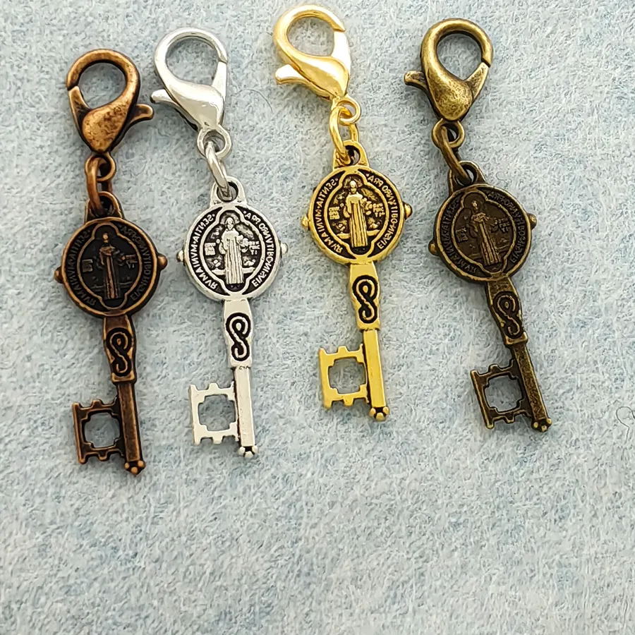 Authentic Sanctuary Keepers The Saint Benedict Golden Key Talismans
