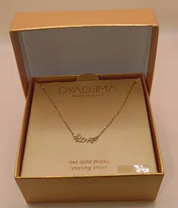 Authentic The Golden Thread Of Eternal Devotion Chain Necklace
