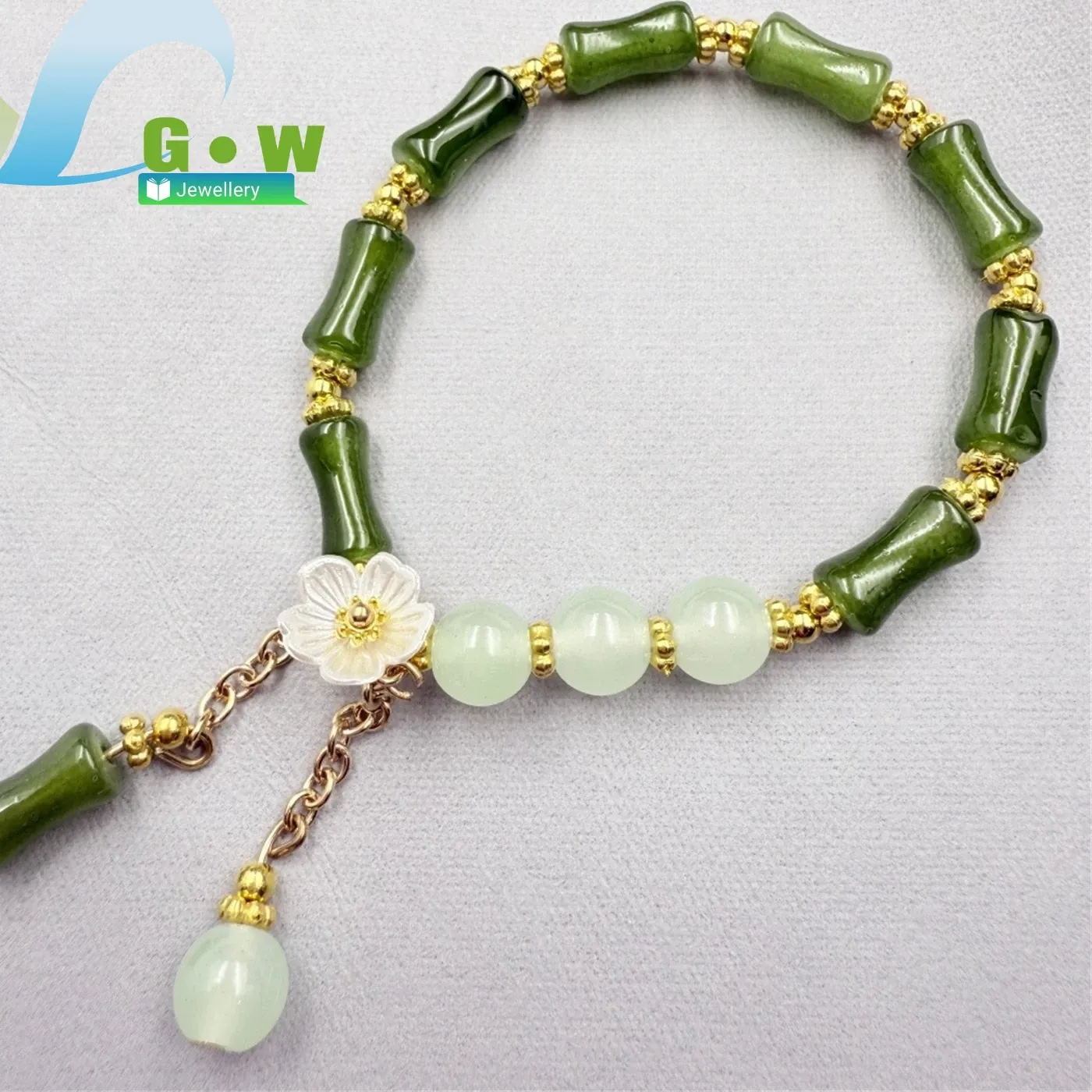Authentic The Verdant Conduit Of Ascent Bamboo And Jade Talisman Of Rising Fortune