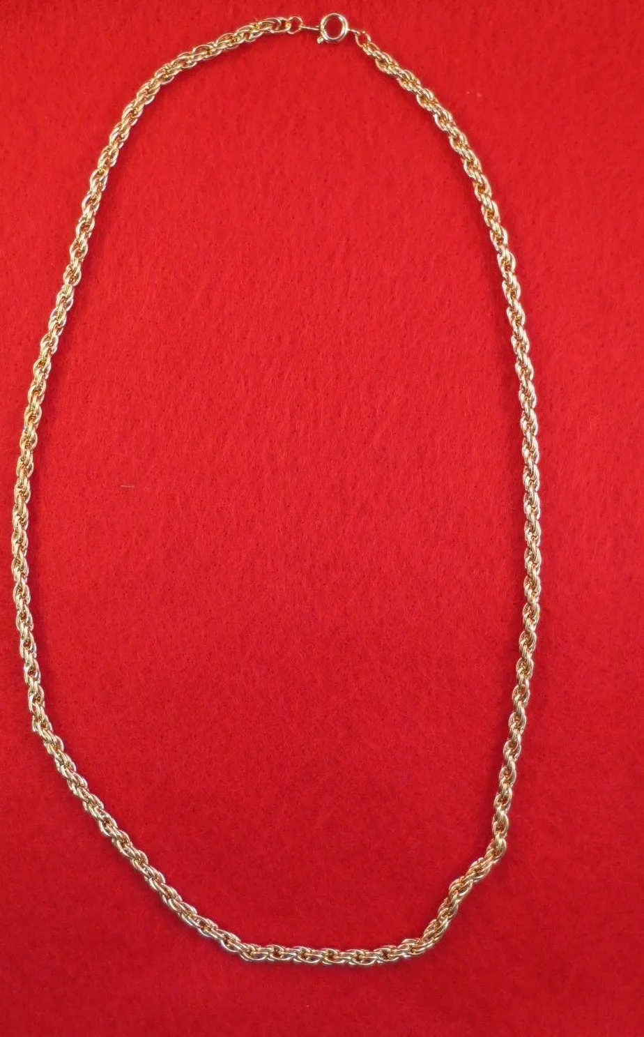 Authentic The Golden River Cord: 14KT Gold-Plated Flexible Rope Chain